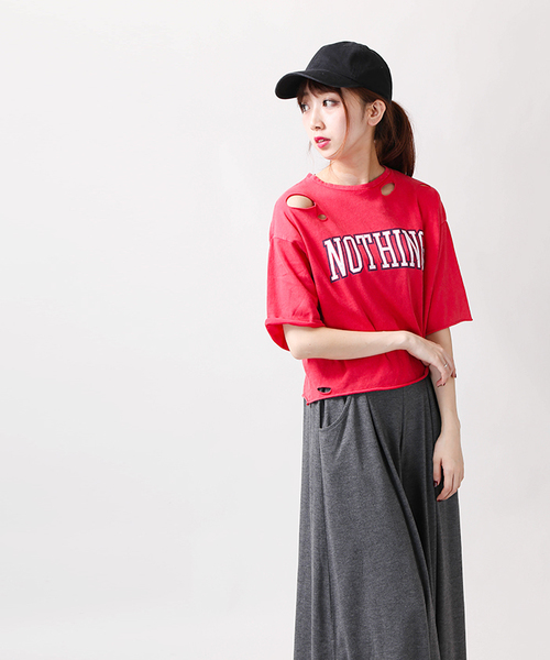 VICOLO 売れ筋商品|||ヴィコロ Tシャツ トップス レディース Tops Red 楽天市場】vicolo（トップス｜レディースファッション）の通販