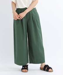 studio CLIP | コットンリネンクロスワイドパンツ(その他パンツ)