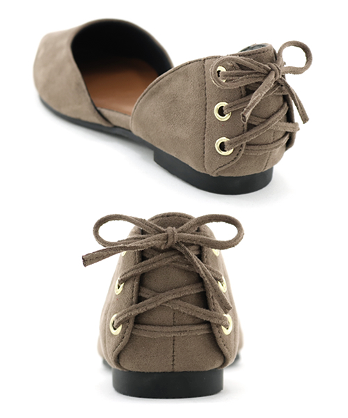 SESTO（セスト）の「かかとレースアップシューズ（パンプス・レディース・ブラック/グレイッシュベージュ/ネイビー/パープル/ダークブラウン/グリーン/レッド/マスタード/グレー・24.5cm/24.0cm/22.5cm/25.0cm/23.5cm/23.0cm/22.0cm）」の21枚目の写真