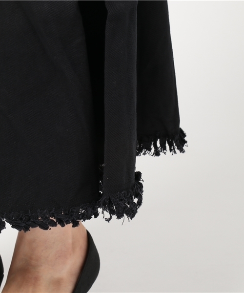 MERLOT（メルロー）の「ウエストリボンタックスカート654-2527（スカート・レディース・ブラウン/ベージュ/ブラック・FREE）」の10枚目の写真