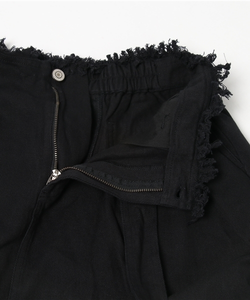 MERLOT（メルロー）の「ウエストリボンタックスカート654-2527（スカート・レディース・ブラウン/ベージュ/ブラック・FREE）」の11枚目の写真