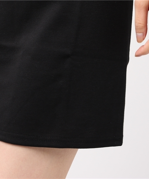 GeeRA（ジーラ）の「ポンチ素材リボンデザインスリーブワンピース（ワンピース・レディース・ブラック/ボルドー/ブルー系その他/ストライプ・SMALL/MEDIUM/LARGE/X-LARGE）」の6枚目の写真