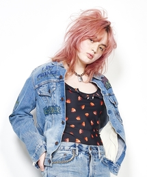 HYSTERIC GLAMOUR | FERGADELIC METAL pt USED加工デニムGジャン(デニムジャケット)