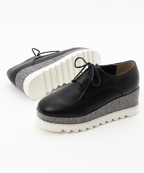 WEGO（ウィゴー）の「WEGO/コンビ厚底シューズ（その他シューズ・レディース・その他1/その他2/その他3・LARGE/MEDIUM）」の4枚目の写真