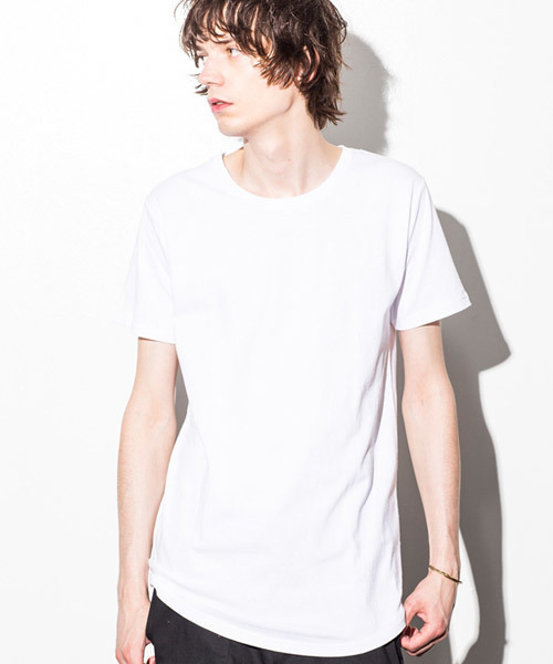 NUMBER (N)INE DENIM(ナンバーナインデニム)の「NUMBER (N)INE DENIM(ナンバーナインデニム)ロング丈Tシャツ(Tシャツ/カットソー・メンズ・ホワイト/ブラック・SMALL/MEDIUM/LARGE/X-LARGE)」の3枚目の写真