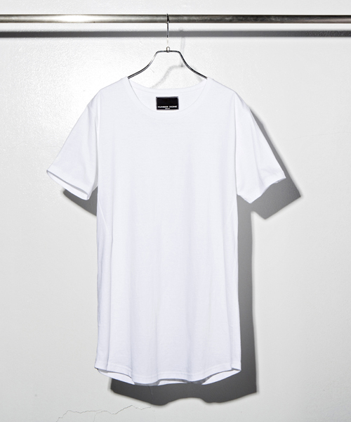 NUMBER (N)INE DENIM(ナンバーナインデニム)の「NUMBER (N)INE DENIM(ナンバーナインデニム)ロング丈Tシャツ(Tシャツ/カットソー・メンズ・ホワイト/ブラック・SMALL/MEDIUM/LARGE/X-LARGE)」の8枚目の写真