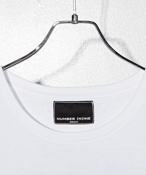 NUMBER (N)INE DENIM(ナンバーナインデニム)の「NUMBER (N)INE DENIM(ナンバーナインデニム)ロング丈Tシャツ(Tシャツ/カットソー・メンズ・ホワイト/ブラック・SMALL/MEDIUM/LARGE/X-LARGE)」の9枚目の写真