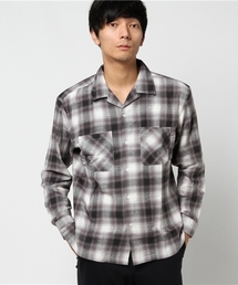 WEGO | WEGO/オンブレオープンカラーネルシャツ(シャツ/ブラウス)