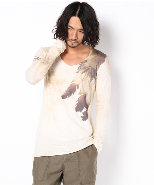 goa（ゴア）の「ネイティブフェザーL/S-tee（Tシャツ/カットソー