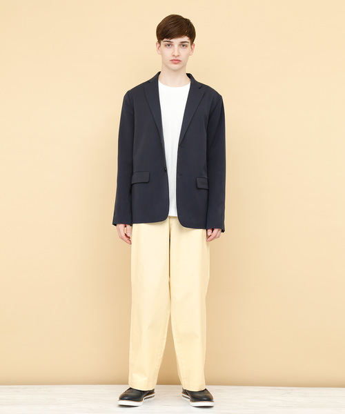 EMMA CLOTHES(エマクローズ)の「ハイパワーサテンストレッチ2タックワイドパンツ(その他パンツ・メンズ・グレー/ベージュ/ライトベージュ/ブラック/ネイビー・L/M)」の12枚目の写真