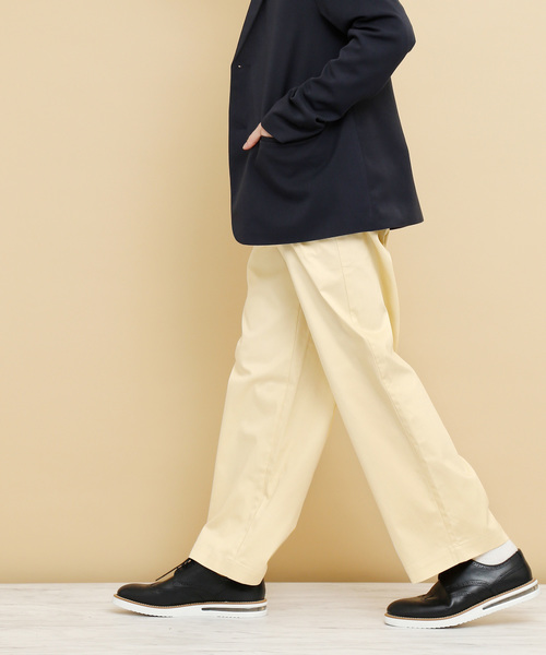 EMMA CLOTHES(エマクローズ)の「ハイパワーサテンストレッチ2タックワイドパンツ(その他パンツ・メンズ・グレー/ベージュ/ライトベージュ/ブラック/ネイビー・L/M)」の13枚目の写真