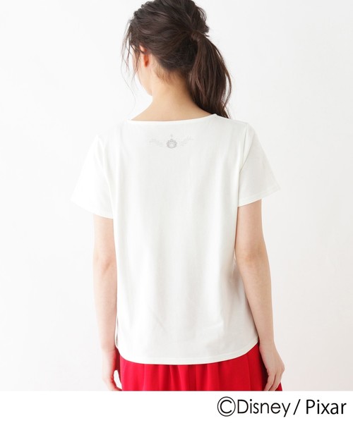 grove(グローブ)の「ミゲルとダンテ/Tシャツ(リメンバー・ミー)(Tシャツ/カットソー・レディース・イエロー/オフホワイト・02/03)」の6枚目の写真