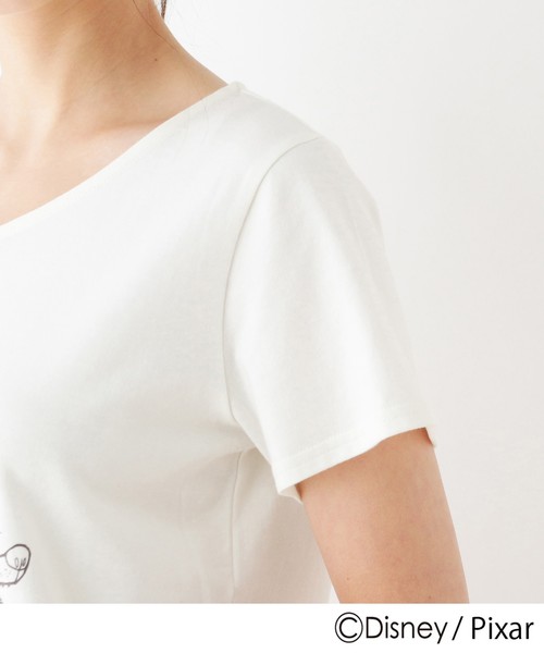 grove(グローブ)の「ミゲルとダンテ/Tシャツ(リメンバー・ミー)(Tシャツ/カットソー・レディース・イエロー/オフホワイト・02/03)」の8枚目の写真