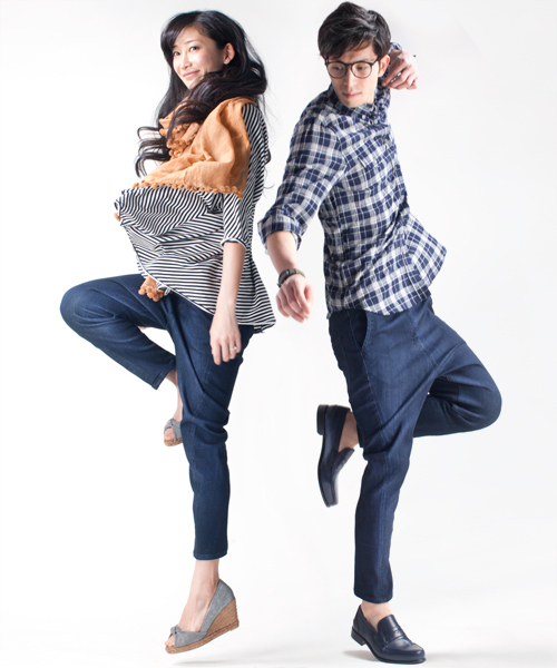 NANO universe（ナノユニバース）の「FF/サルエルテーパードデニム（デニムパンツ・レディース・ブルー/インディゴブルー・34/36）」の4枚目の写真