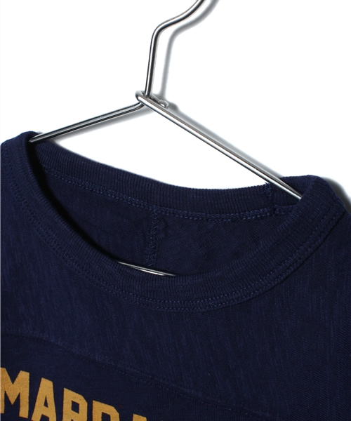 BEAUTY&YOUTH UNITED ARROWS（ビューティーアンドユースユナイテッドアローズ）の「BK HEALTH KNIT フットボールTシャツ ◆（Tシャツ/カットソー・キッズ・ホワイト/ネイビー・3T/4T/5T/6T）」の4枚目の写真