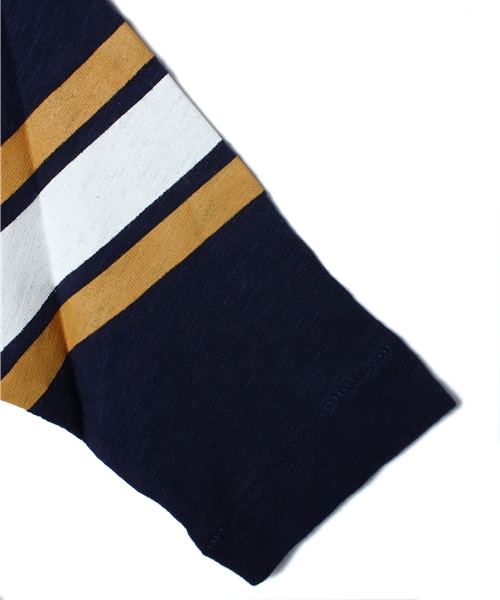 BEAUTY&YOUTH UNITED ARROWS（ビューティーアンドユースユナイテッドアローズ）の「BK HEALTH KNIT フットボールTシャツ ◆（Tシャツ/カットソー・キッズ・ホワイト/ネイビー・3T/4T/5T/6T）」の5枚目の写真