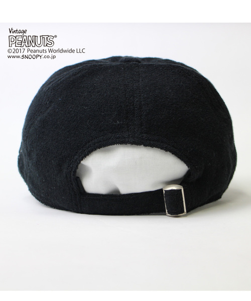 PEANUTS（ピーナッツ）の「【PEANUTS / ピーナッツ】STATE OF LIBERTYスヌーピーPILEベースボールキャップ（キャップ・メンズ・ブラック/ミックスグレー/ネイビー・FREE）」の8枚目の写真