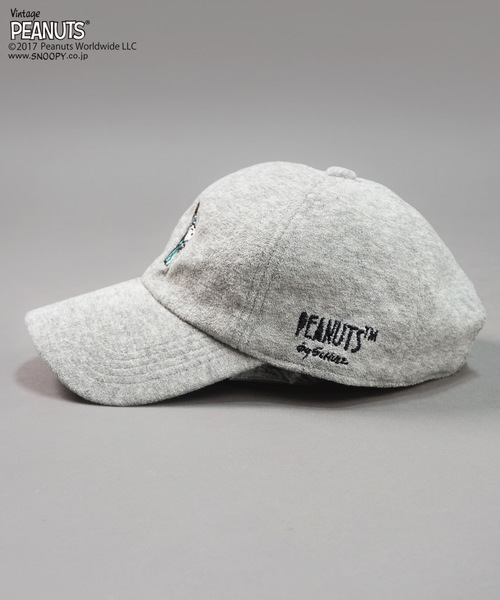PEANUTS（ピーナッツ）の「【PEANUTS / ピーナッツ】STATE OF LIBERTYスヌーピーPILEベースボールキャップ（キャップ・メンズ・ブラック/ミックスグレー/ネイビー・FREE）」の15枚目の写真