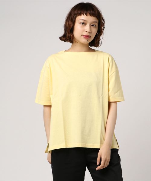 go slow caravan(ゴースローキャラバン)の「OPTIMISM/オプティミズム フェイクアンサンブルTEE(Tシャツ/カットソー・レディース・ホワイト/イエロー/ミント・FREE)」の1枚目の写真