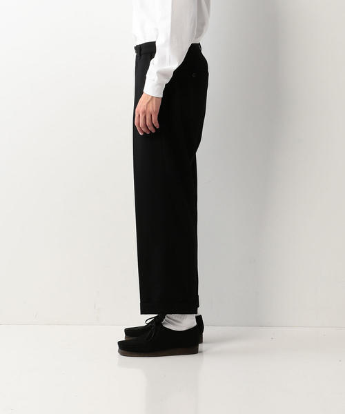 Steven Alan(スティーブンアラン)の「<Steven Alan>SAXONY BUGGY STRAIGHT PANTS DOUBLE-JUST/パンツ(スラックス・メンズ・ブラック/オリーブ・MEDIUM/SMALL/X-LARGE/LARGE)」の8枚目の写真