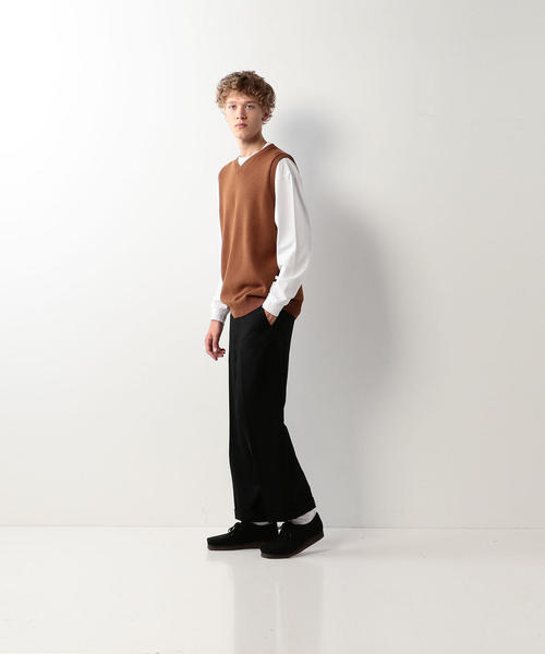 Steven Alan(スティーブンアラン)の「<Steven Alan>SAXONY BUGGY STRAIGHT PANTS DOUBLE-JUST/パンツ(スラックス・メンズ・ブラック/オリーブ・MEDIUM/SMALL/X-LARGE/LARGE)」の7枚目の写真
