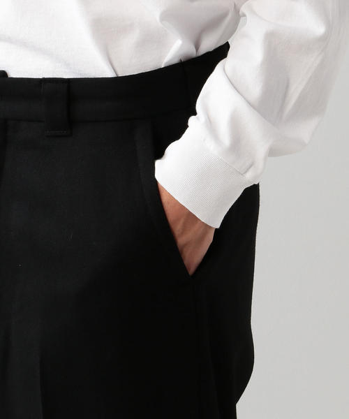 Steven Alan(スティーブンアラン)の「<Steven Alan>SAXONY BUGGY STRAIGHT PANTS DOUBLE-JUST/パンツ(スラックス・メンズ・ブラック/オリーブ・MEDIUM/SMALL/X-LARGE/LARGE)」の5枚目の写真