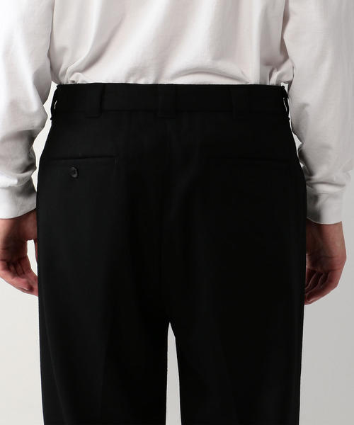 Steven Alan(スティーブンアラン)の「<Steven Alan>SAXONY BUGGY STRAIGHT PANTS DOUBLE-JUST/パンツ(スラックス・メンズ・ブラック/オリーブ・MEDIUM/SMALL/X-LARGE/LARGE)」の4枚目の写真