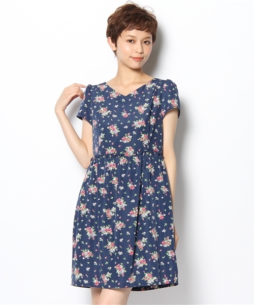 Khaju（カージュ）の「Khaju:フラワーミニフリルワンピース（ワンピース・レディース・ブラック/ネイビー・ONE SIZE）」の16枚目の写真