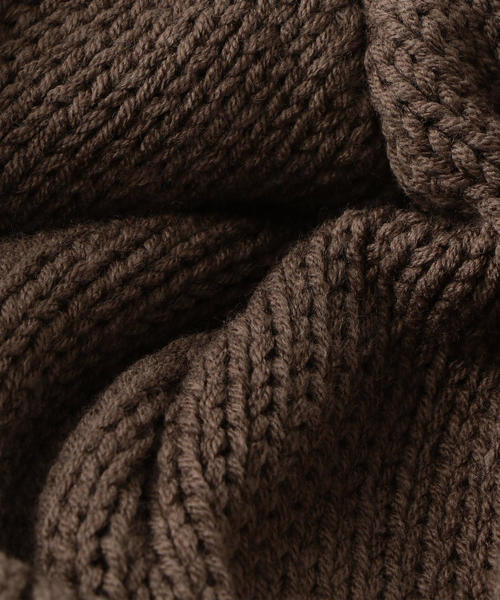 Steven Alan（スティーブンアラン）の「＜Steven Alan＞SHALLOW BEANIE/ビーニー（ニットキャップ/ビーニー・メンズ・グレー/ベージュ/ダークブラウン/ブラック・FREE）」の7枚目の写真