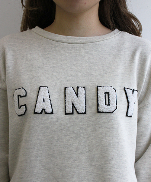 Chico（チコ）の「サガラワッペンロゴSWT（スウェット・レディース・ブラック/グレー/オートミール/グリーン・FREE）」の6枚目の写真