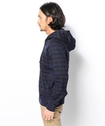 BEAUTY&YOUTH UNITED ARROWS◆ジップパーカー/--/ナイロン/WHT/ストライプ/1612-225-5377// BEAUTY&YOUTH UNITED ARROWS(ビューティーアンドユース