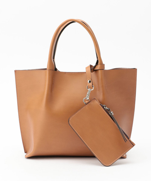 GIANNI CHIARINI』ポーチ付き レザーショルダーバック GIANNI CHIARINI』ポーチ付き レザーショルダーバック