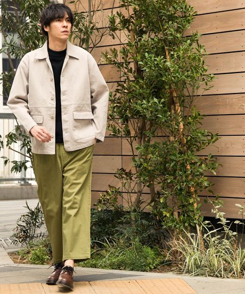 LAKOLE（ラコレ）の「【マシーンウォッシャブル】ハイツイストコットンカノコプルオーバー / LAKOLE（ニット/セーター・メンズ・ライトブルー/ベージュ/ネイビー・MEDIUM/LARGE）」の4枚目の写真