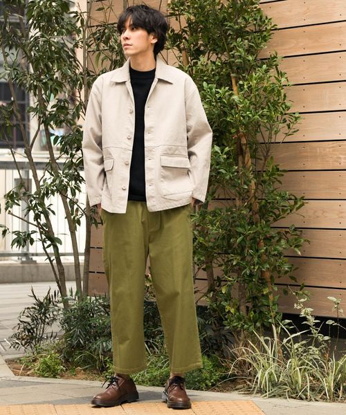 LAKOLE（ラコレ）の「【マシーンウォッシャブル】ハイツイストコットンカノコプルオーバー / LAKOLE（ニット/セーター・メンズ・ライトブルー/ベージュ/ネイビー・MEDIUM/LARGE）」の5枚目の写真