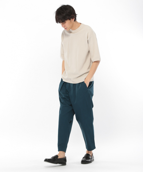 LAKOLE（ラコレ）の「【マシーンウォッシャブル】ハイツイストコットンカノコプルオーバー / LAKOLE（ニット/セーター・メンズ・ライトブルー/ベージュ/ネイビー・MEDIUM/LARGE）」の10枚目の写真