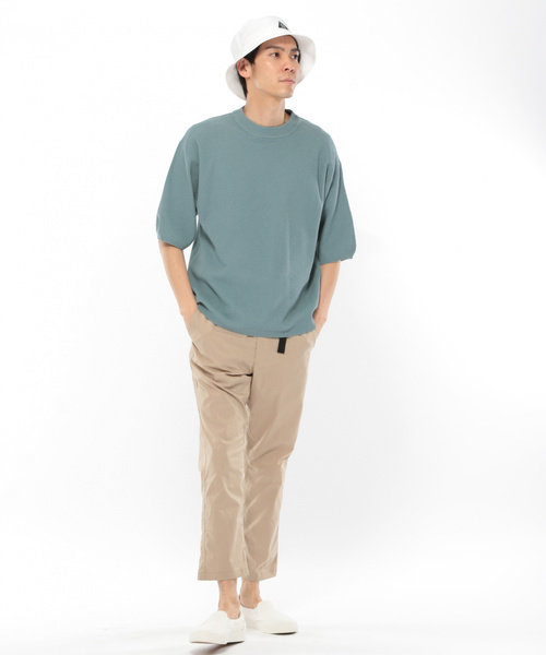 LAKOLE（ラコレ）の「【マシーンウォッシャブル】ハイツイストコットンカノコプルオーバー / LAKOLE（ニット/セーター・メンズ・ライトブルー/ベージュ/ネイビー・MEDIUM/LARGE）」の11枚目の写真