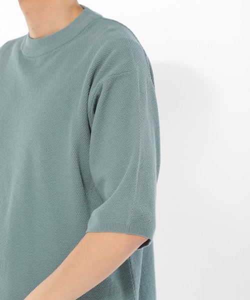 LAKOLE（ラコレ）の「【マシーンウォッシャブル】ハイツイストコットンカノコプルオーバー / LAKOLE（ニット/セーター・メンズ・ライトブルー/ベージュ/ネイビー・MEDIUM/LARGE）」の16枚目の写真