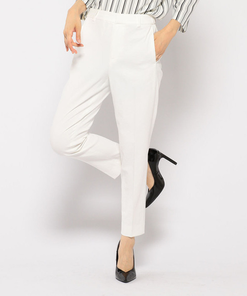 A/C DESIGN BY ALPHA CUBIC（エーシーデザインバイアルファキュービック）の「【セットアップ対応】テーパードパンツ（その他パンツ・レディース・ライトグレー/ブルー/オフホワイト・67/64/61/70）」の2枚目の写真