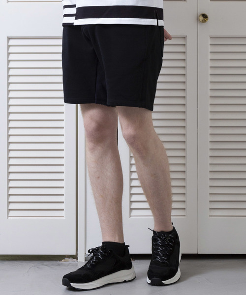 FACTOTUM（ファクトタム）の「【FACTOTUM】デラベアンティーク裏毛コンビイージーショーツ（その他パンツ・メンズ・ブラック/ブラウン・44/46/48）」の2枚目の写真