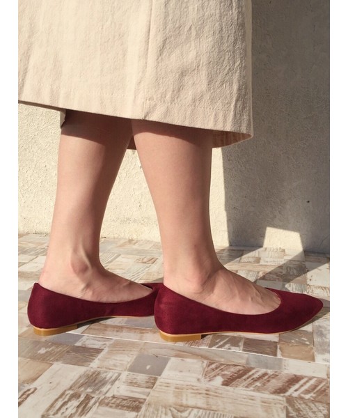 CLEA(クレア)の「【1cmヒール】デイリーポインテッドフラットパンプス(パンプス・レディース・ブラック/ベージュ/ブラック系その他/グレー/キャメル/ワイン・23.0cm/25.0cm/23.5cm/24.5cm/24.0cm/22.5cm)」の1枚目の写真