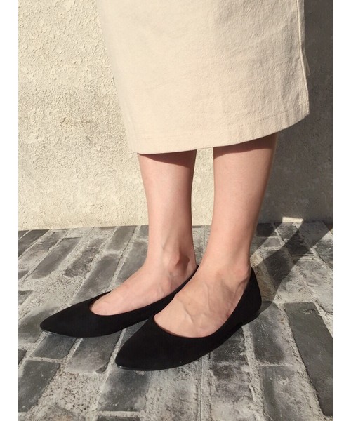 CLEA(クレア)の「【1cmヒール】デイリーポインテッドフラットパンプス(パンプス・レディース・ブラック/ベージュ/ブラック系その他/グレー/キャメル/ワイン・23.0cm/25.0cm/23.5cm/24.5cm/24.0cm/22.5cm)」の11枚目の写真
