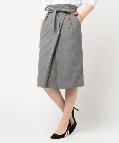 ASTORIA ODIER(アストリアオディール)の「ボックスタイトスカート(スカート・レディース・ベージュ/ネイビー/サックスブルー・SMALL/MEDIUM/LARGE)」の2枚目の写真