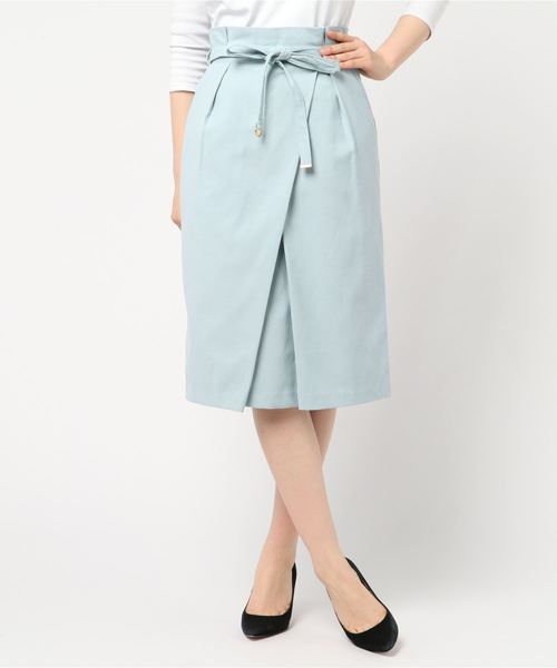 ASTORIA ODIER(アストリアオディール)の「ボックスタイトスカート(スカート・レディース・ベージュ/ネイビー/サックスブルー・SMALL/MEDIUM/LARGE)」の6枚目の写真