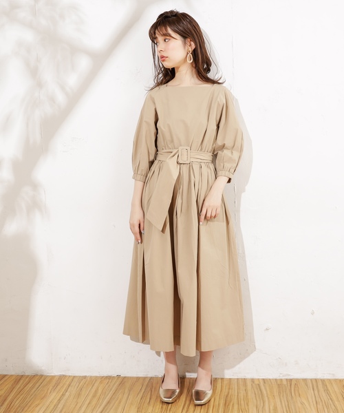 natural couture(ナチュラルクチュール)の「肌見せワンピース(ワンピース・レディース・ブラック/ベージュ/ライトベージュ/ピンク/ストライプ/その他・FREE)」の16枚目の写真