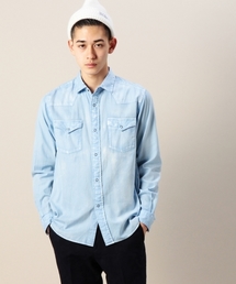 BEAUTY&YOUTH UNITED ARROWS | BY ガーメントダイ ビエラ ウエスタン ワイドカラーシャツ◆§§(シャツ/ブラウス)