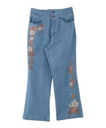 新品未使用アルベロベロ刺繍ダークブルーデニムパンツ NOMARHYTHM TEXTILE | バンダナ刺繍 デニムパンツ MEN（デニムパンツ