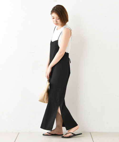 DouDou(ドゥドゥ)の「インナーセットワンピース(ワンピース・レディース・ブラック/ベージュ/ライトグリーン・FREE)」の10枚目の写真