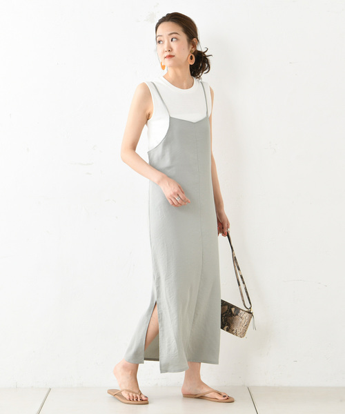 DouDou(ドゥドゥ)の「インナーセットワンピース(ワンピース・レディース・ブラック/ベージュ/ライトグリーン・FREE)」の22枚目の写真