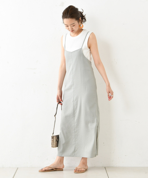 DouDou(ドゥドゥ)の「インナーセットワンピース(ワンピース・レディース・ブラック/ベージュ/ライトグリーン・FREE)」の17枚目の写真