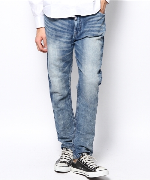 CIAOPANIC TYPY（チャオパニックティピー）の「ジャージーライクデニムパンツ（デニムパンツ・メンズ・インディゴブルー/ブルー・LARGE/SMALL/MEDIUM）」の11枚目の写真